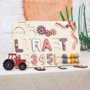 Personalized Birthday Gift for Kids,Christmas Gifts for Toddlers,Unique New Baby Gift,Wood Toy,Perfect for Preschoolers