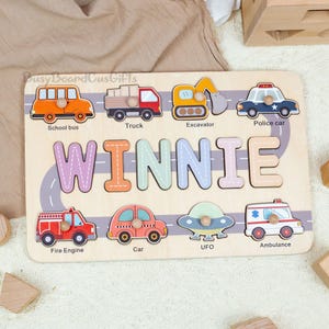 First Birthday Gift, Name Puzzle Gift, Toddler Toy, New Baby,Boy Gift, Gifts For Kid, Baby Shower,Personalized Baby Busy Board