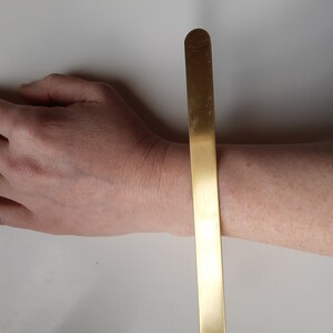 Bracelet en laiton brut image 3