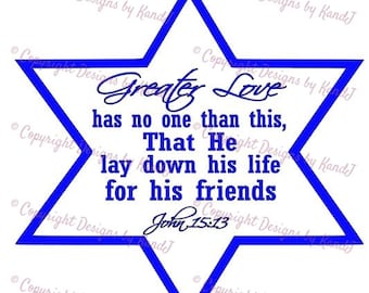 No Greater Love Svg Etsy