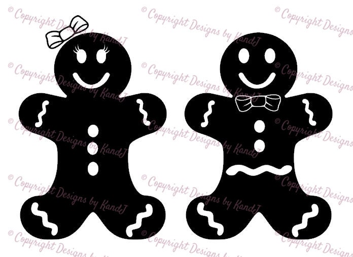 Download Gingerbread man and Gingerbread Lady SVG christmas SVG ... Download Gingerbread man and Gingerbread Lady SVG christmas SVG ...