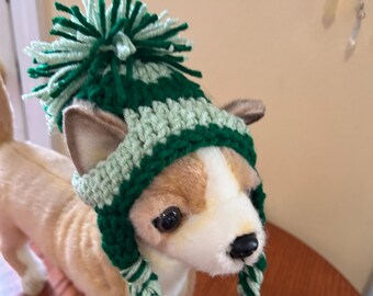Crochet Chihuahua Dog Hat: Custom Winter Pet Beanie
