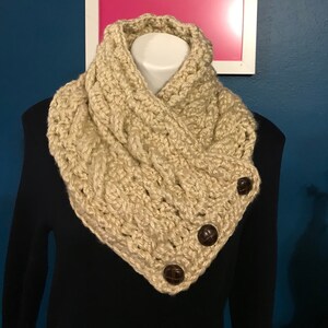 Fisherman&#39;s wife Crochet Cowl by kams-store.com