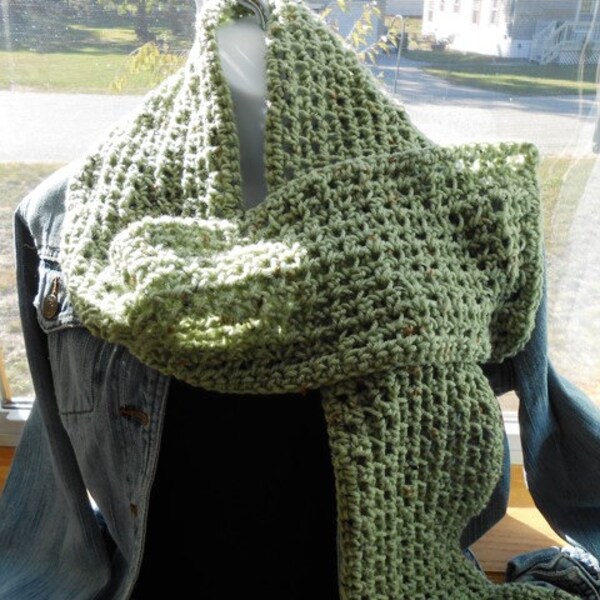 Green Fleck Yarn Etsy