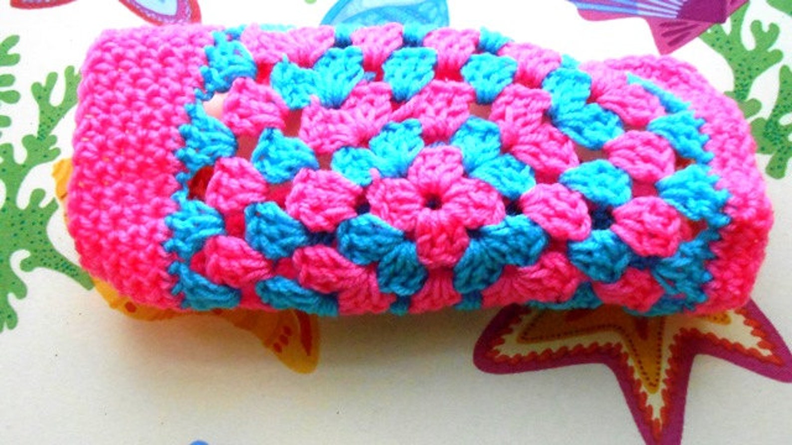 Crochet Granny Square Dog Sweater Easy to Put on Hand Made Etsy