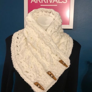 Fisherman&#39;s wife Crochet Cowl by kams-store.com