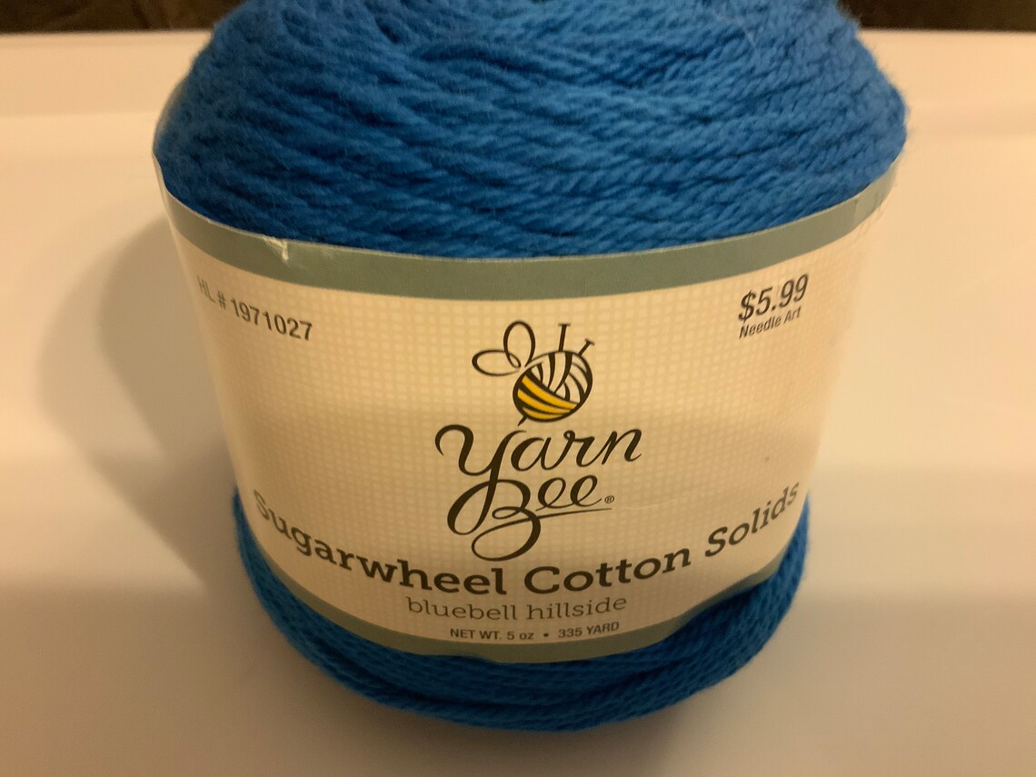 1 Yarn Bee Yarn Sugarwheel Cotton Yarn Bluebell Hillside Etsy
