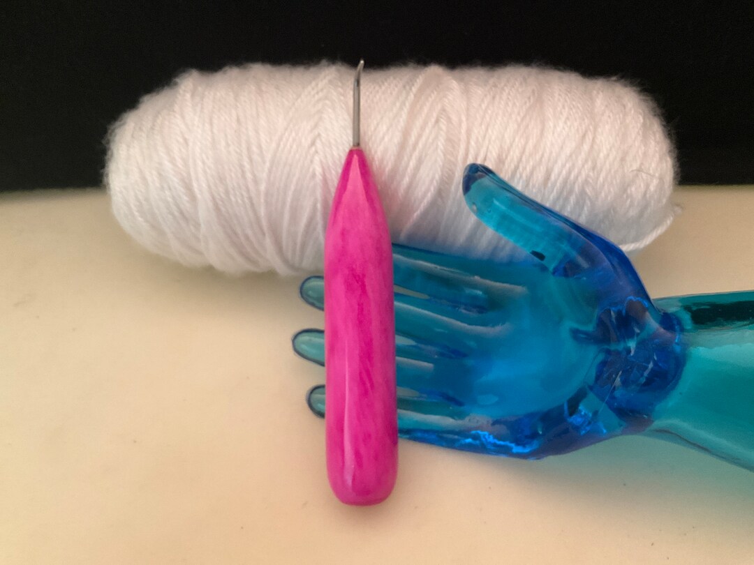 Loom Hook 1 Handmade Too Shay Knitting Loom Hook With Wood / Etsy