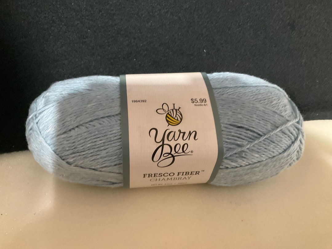 1 Yarn Bee Yarn Fresco Fiber Color Chambray Etsy