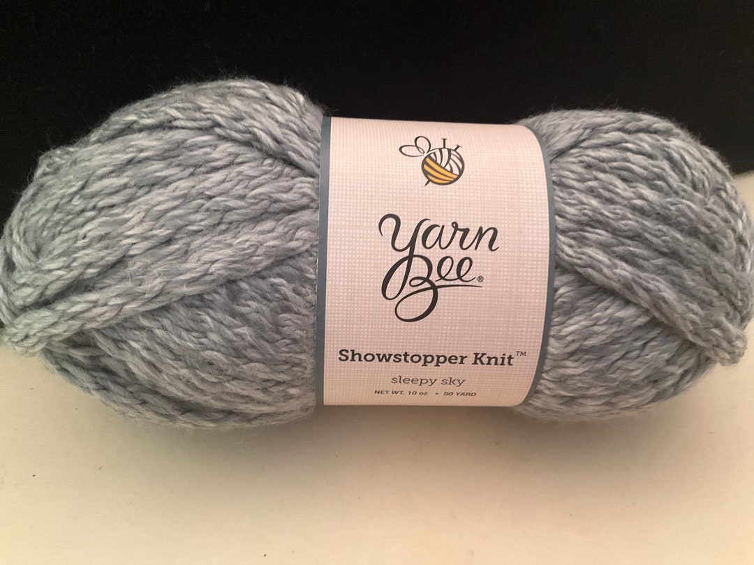 1 Yarn Bee Showstopper Knit Color Sleepy Sky Etsy
