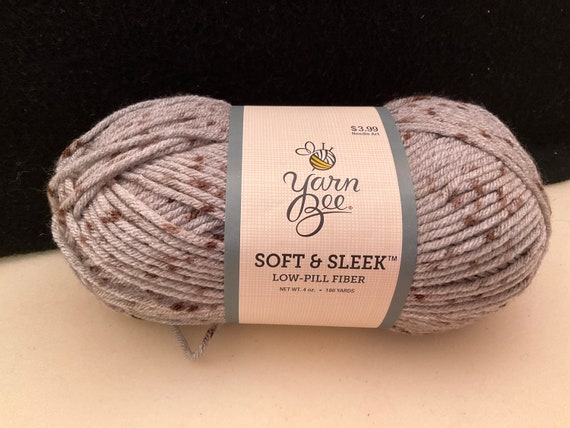 1 Yarn Bee Yarn Soft & Sleek Color Silver Mist 