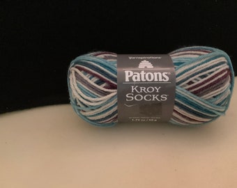 1 Patons  kroy Socks Yarn color; Northern lights