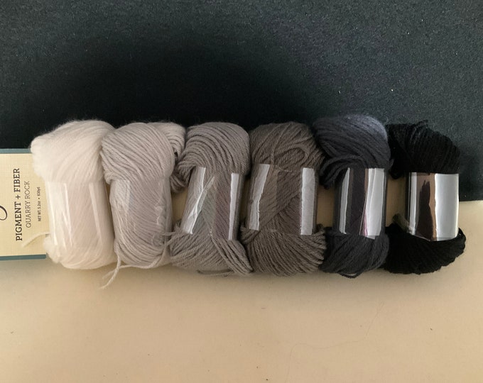 1 Yarn Bee Pigment Fiber Yarn Color Quarry Rock Etsy