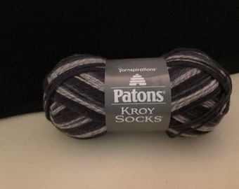 1 Patons  kroy Socks Yarn color; eclipse stripes