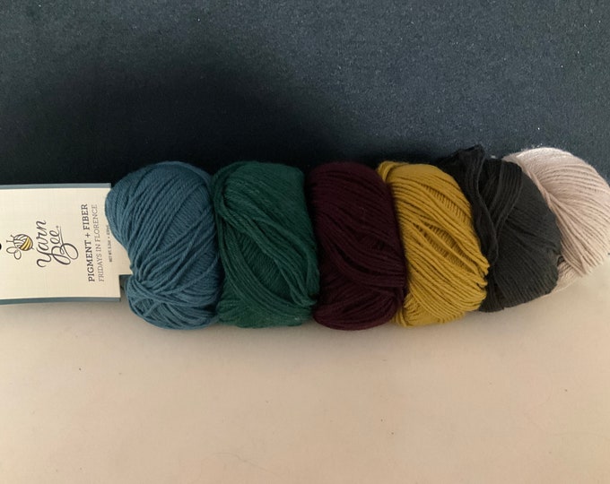 1 Yarn Bee Pigment Fiber Yarn Color Fridays in Florence Etsy