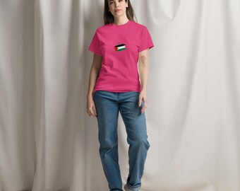 Free Palestine Shirt – Unisex Tee with Palestinian Flag – Pro Palestine Support T-Shirt