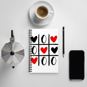 Dotted Page Spiral Notebook: Soft-Touch Cover