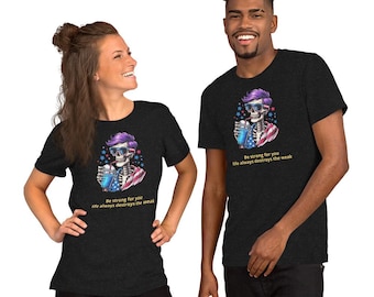 Camiseta con gráfico de calavera: Esqueleto patriótico