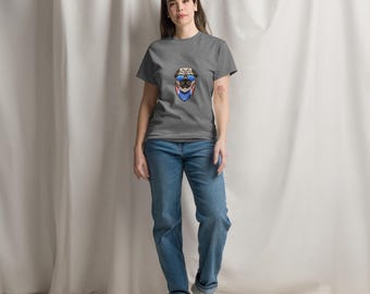 Camiseta clásica unisex de algodón: camiseta urbana estructurada