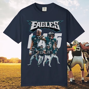 Philadelphia Eagles Super Bowl Shirt, Comfort Colors® Vintage Champions Tee, NFL Sunday Vibes, Game Day Apparel, Gift for Philly Fans