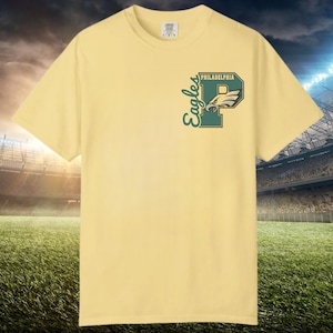 Eagles Championship Shirt, Comfort Colors® Vintage Super Bowl Design, Philly NFL Pride, Postseason Football Energy, Gift for Fans