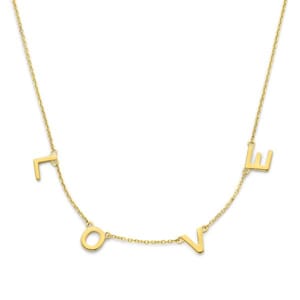 Necklace LOVE 14k Gold