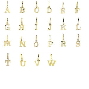 Buchstabenanhänger 333er Gold