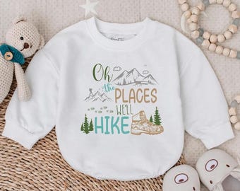 Hiking Baby Romper: Adventure Infant Outfit, Camping Clothes