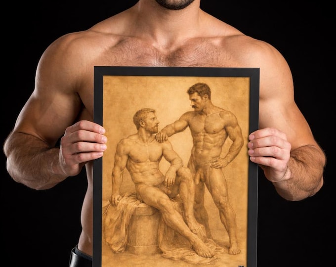 Shadow and Presence - Framed poster - Tom of Florence