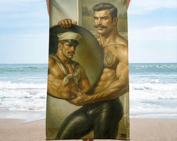 TONDO - Towel - Tom Of Florence - Gay - Moustache
