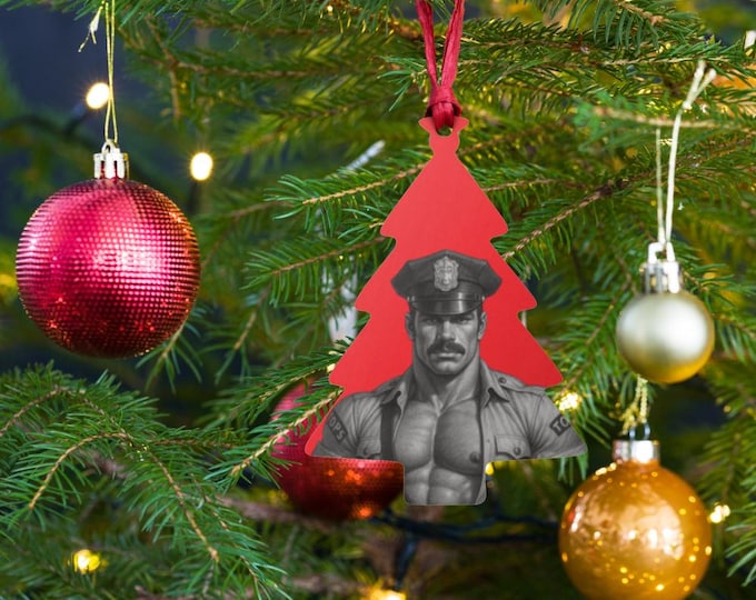 Wooden ornaments - Christmas - Tom Of Florence - Uniform - Gay