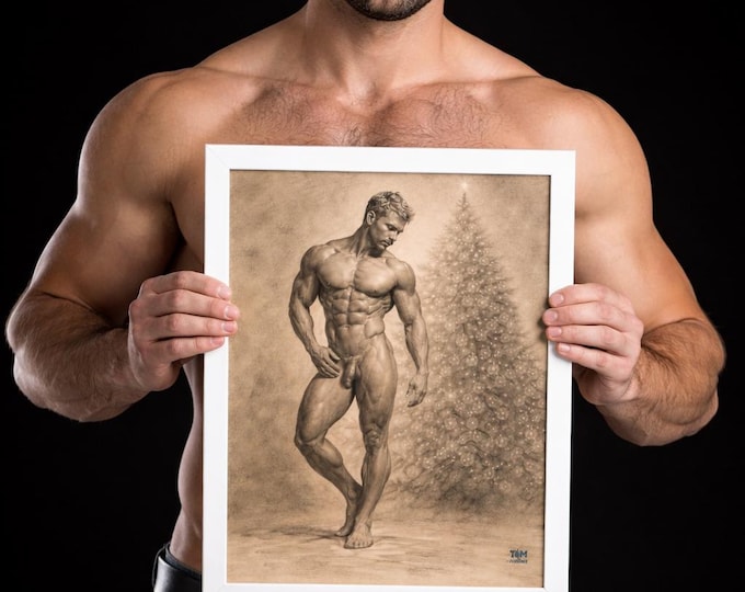 Figure in Contemplation - Framed poster - Tom Of Florence