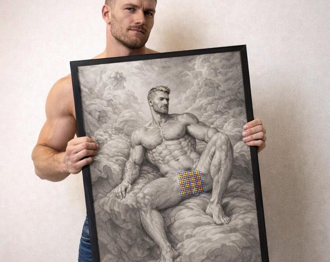 Tom of Florence "Divinity" Framed Poster – Museum Quality Matte Paper