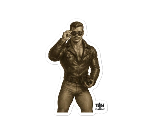 Bubble-free stickers - The Rebel Snapshot - muscle - Tom of Florence - sexy