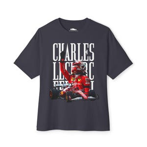 Charles Leclerc Vintage F1 Unisex T-Shirt Formula One Merch, F1 Retro Shirt, Leclerc 16 Shirt, Oversized Boxy tee, Gift for Motorsport Fans