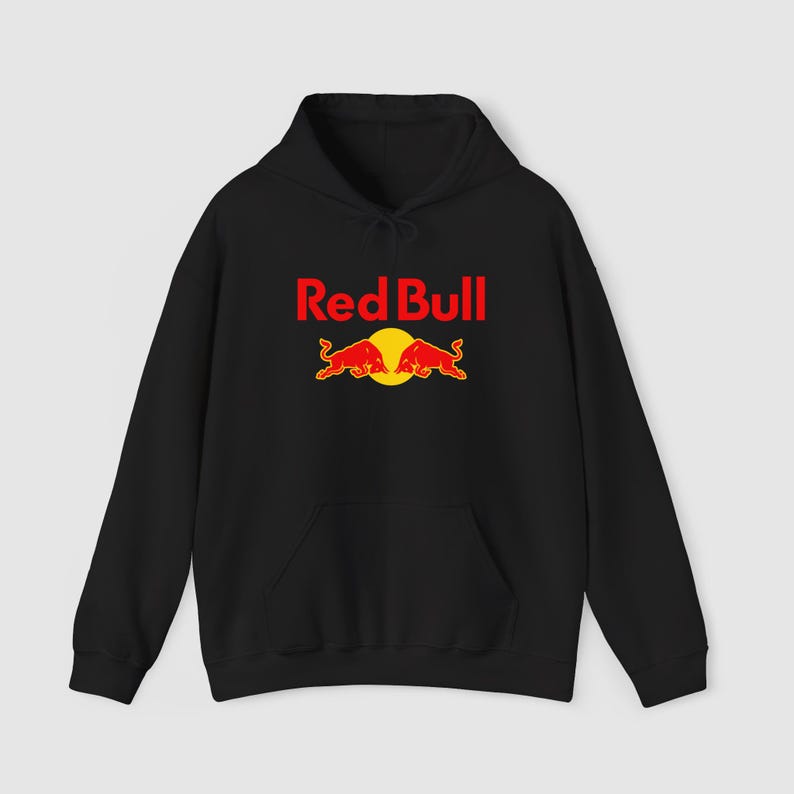 Bluza z kapturem Red Bull Racing, bluza z kapturem zespołu F1, bluza z kapturem Red Bull F1 Team, odzież na dzień wyścigu, idealna dla fanów Red Bulla, unisexowa bluza z kapturem wyścigowa zdjęcie 8