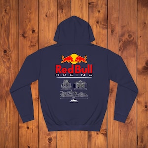 Red Bull Racing Hoodie, F1 Team Hoodie, Red Bull F1 Team Hoodie, Race Day Wear, Perfect for Fans of Red Bull, Unisex Racing Hoodie