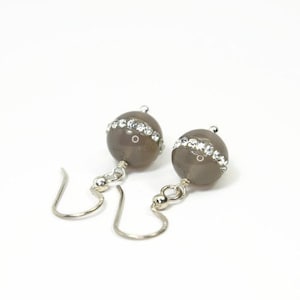 Gorgeous in Grey - Agates with Crystal Bands