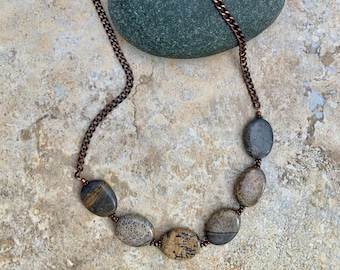 Jasper and Copper Necklace