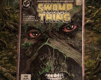 Sophisticated Suspense Swamp Thing by Alan Moore – Issue 49 Very Fine (VF), Raw and Ungraded