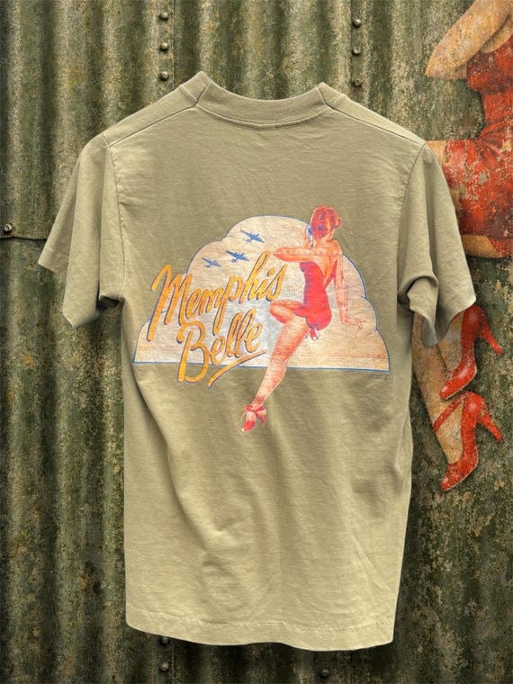 Vintage Memphis Belle T-Shirt – Screen Stars Best M