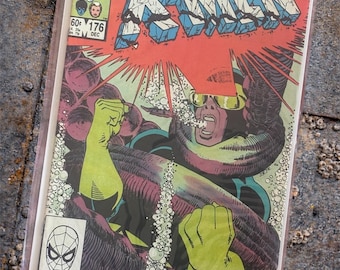 Vintage The Uncanny X-Men #176 (1983) – Marvel Comic – Classic Chris Claremont Era – Cyclops Cover