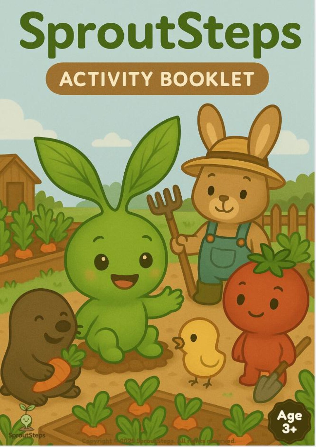 Sproutsteps Activity Booklet 1 - Age 3+ - Etsy