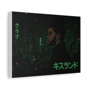 The Weeknd Kiss Land Canvas