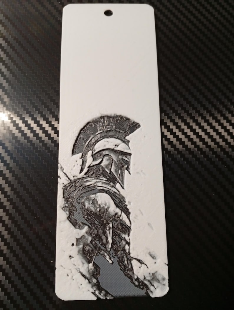 3d-printed Roman Warrior Bookmark | Unique Gift for History Fans ...