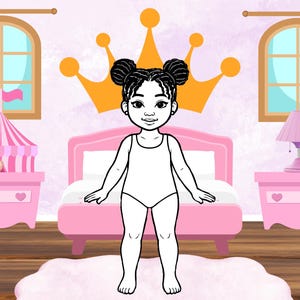 Dress Up Joi! Printable Paper Doll – Little Fashionista Set for Paper or Magnetic Play