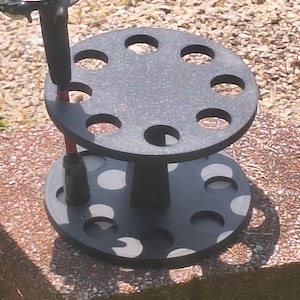 freestanding fishing rod holder