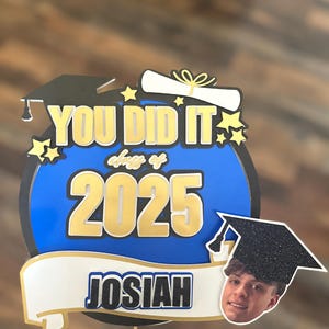 Graduation cake topper