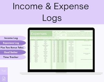 Google Sheets Business Finance Tracker: Income & Expenses Template (Digital Download)