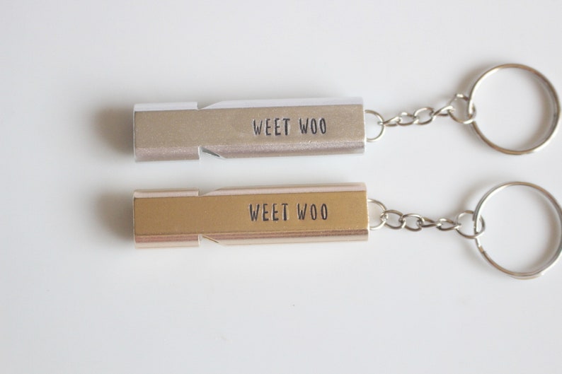 WEET WOO Whistle My Favorite Murder Whistle Gold or Silver